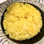 札幌スープカレー絲 神保町店 - 揚げホルモン(オリジナルスープ・3辛・小盛) 1,450円
                                トッピング 舞茸 200円