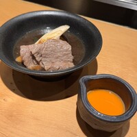 鉄板焼 にし田 - 和牛すき焼き風