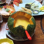 料理民宿ないとう - かぼちゃのスープ☆