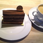 ブローニュ・カフェ・大宮 - チョコケーキ
