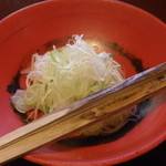 東京 芝 とうふ屋うかい - 刻み葱