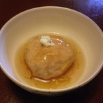 東京 芝 とうふ屋うかい - 蟹飛竜頭