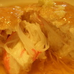 東京 芝 とうふ屋うかい - 蟹飛竜頭；アップ