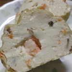 東京 芝 とうふ屋うかい - 京がんも　海老；断面