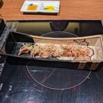 博多水炊き・鶏すき鍋 西新初喜 - 白レバ刺し