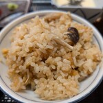 すまいる - 季節の炊き込みご飯　キノコの炊き込みでした♥