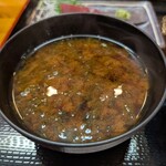 すまいる - アオサの赤出汁♥