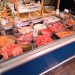 漁港食堂 - 刺身コーナー