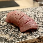 鮨 赫 sushi aka Tokyo - 中トロ炭炙り