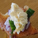 ori - サラダ+フムス