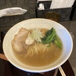 志庵 - 塩ラーメン　ストレート麺