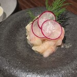 284 - 甘海老と味噌ゴルゴンゾーラ