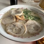 丸幸ラーメンセンター - 特製ラーメン650円（生玉子は別皿）