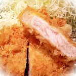 とんかつ いわい - 断面はこんな感じ