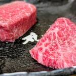 立喰い焼肉 治郎丸 野毛店 - 肩三角とシャトーブリアン