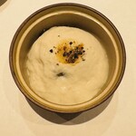 鮓 きずな - タラの白子の蒸し鮨