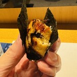 鮓 きずな - 焼き穴子の海苔巻き