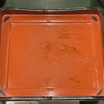 うなぎ 和友 - 使い込まれて屋号が消えた蓋裏側