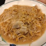 四季香 新大久保店 - 豚肉と春雨の濱白菜塩味炒め様