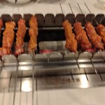四季香 - 子羊串様に牛すじ焼様、和牛カルビ串様☆