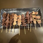 豊作 - 10串盛り合せ1540円