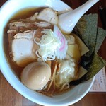 手打ち中華そば とりや - 料理写真:全部のせ