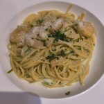 ソラヤ - 海老と青海苔のクリームパスタ