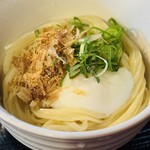 瓢箪 - 料理写真:ぶっかけ能古うどん+温玉¥1,000❗️