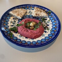 Trattoria Tabule - ピタブレッド、ピーナツとひよこ豆のディップス２人前