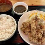 ひなたかなた - からあげ定食　おろしポン酢、ご飯並盛
