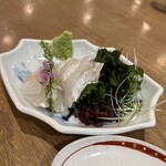 一角 - ヒラメ刺身はつまも美味しい