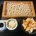 初代 伝五郎 - げそ天板蕎麦(並)