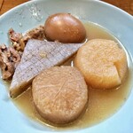 むこのっそん - おでん(大根、こんにゃく、玉子、すじ)
