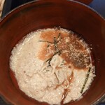 Kurekino Matsumoto Eki Sha Ten - Add the dipping sauce for extra flavor!