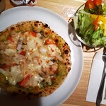 Wanna Be - ジェノベーゼピザSサイズのランチセット