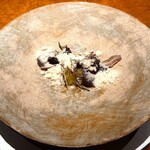 restaurant mamagoto - 鰹と焼きナスのサラダ