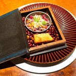 restaurant mamagoto - 馬肉と季節野菜のマリネ ブリオッシュトースト