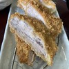 浅見ゴルフ倶楽部 - カツの定食　カツのアップ