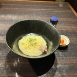 焼肉ホルモン ほるまさ 船橋 - シンプルかけ冷麺。美味し。