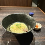 焼肉ホルモン ほるまさ 船橋 - シンプルかけ冷麺。美味し。