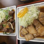 みよし食堂 - 贅沢。この２つが並ぶ事を幸せと言います