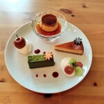 Nishiguchi - 卡士達布丁、烤起司蛋糕、抹茶特利納