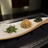 焼肉 喰心 - 季節の野菜ナムル 800円