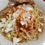 ラーメン二郎 - 白ネギ投下～♪