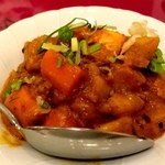 サンサール - ヤマイモ、ニンジン、チキンのカレー（430円）