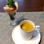 ハスカップ ザ・ガーデン - ミニコブサラダ/デミカップスープ