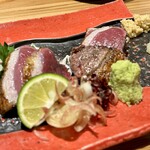 Sumibi Yakitori to Hitokuchi Gyoza TORA Tori YA Nanba Sennichimae Ten - Tsumeura Honten Kawachi Duck Tataki