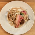 Fortune comes in at the merry gate - ベーコンのポルチーニクリームパスタ