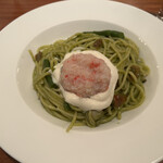 イーストサイド・カフェ - 蟹とアサリのジェノヴェーゼマスカルポーネ添え