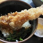 す奈は - ハーフ天丼